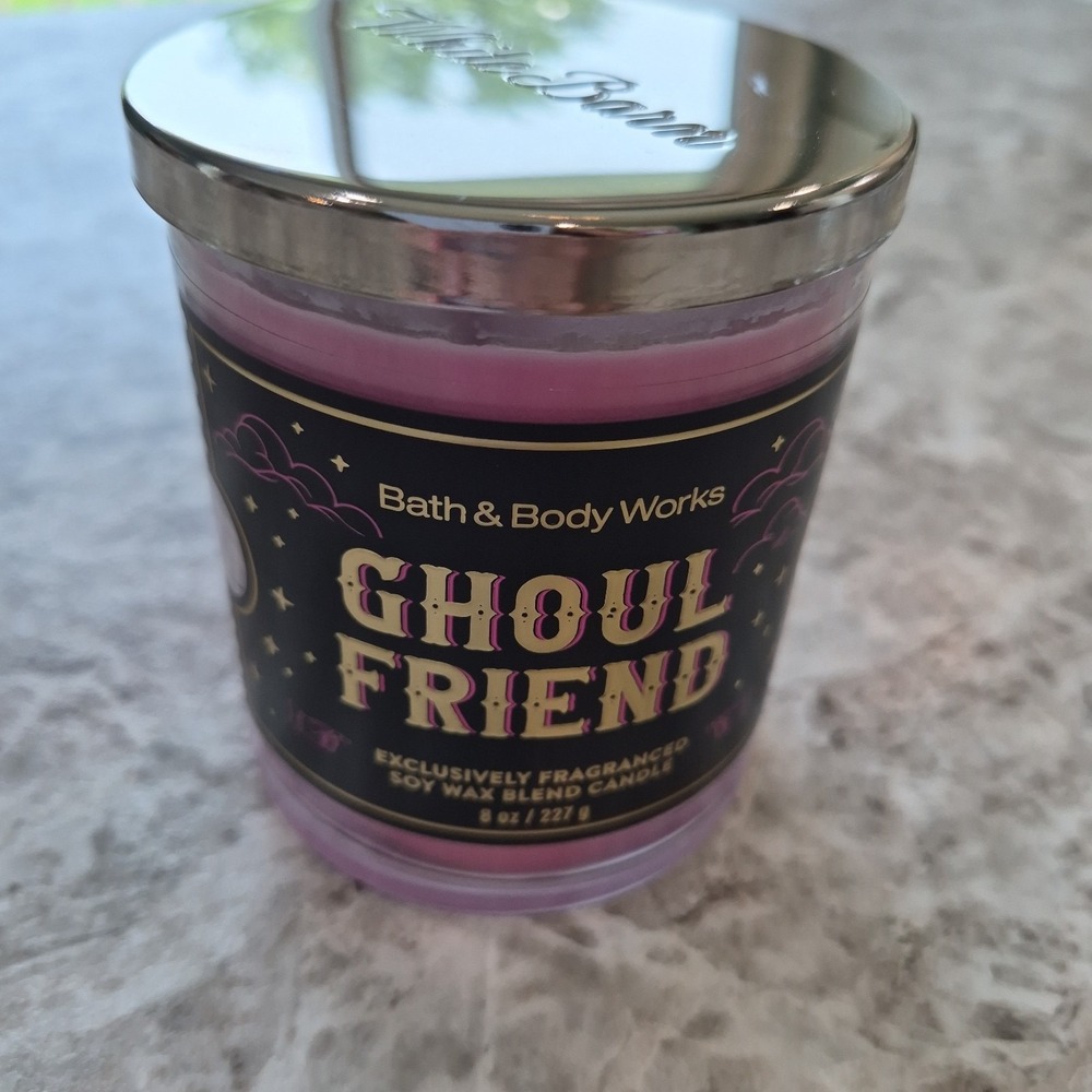 New Bath & Body Works GHOUL FRIEND 1-Wick Scented Candle-8 oz HALLOWEEN